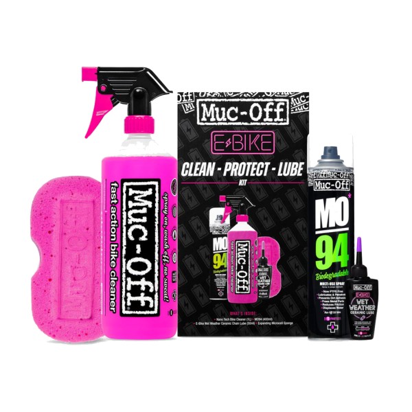 Muc Off E-Bike Clean, Protect & Lube Kit (Wet Lube Version)